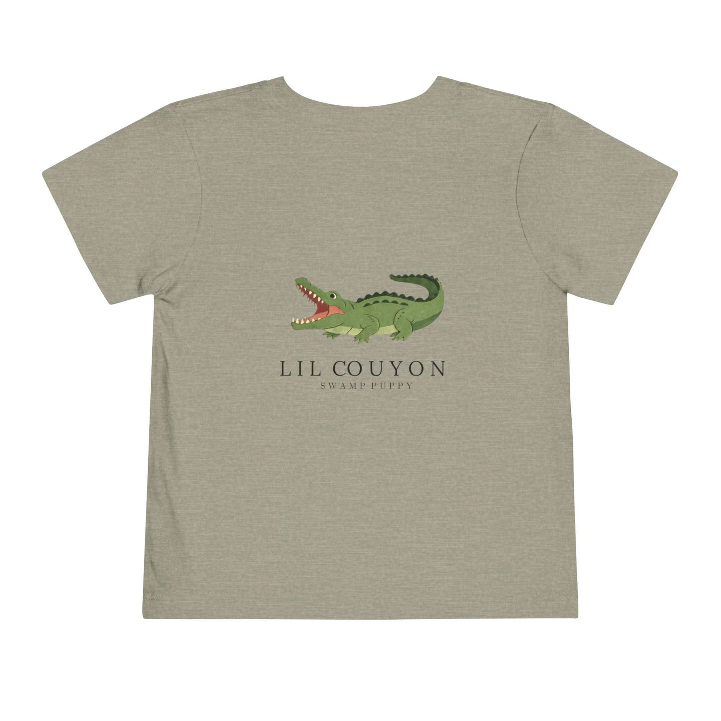 Lil Couyon Swamp Puppy Toddler Tee — Cute Alligator Graphic Shirt
