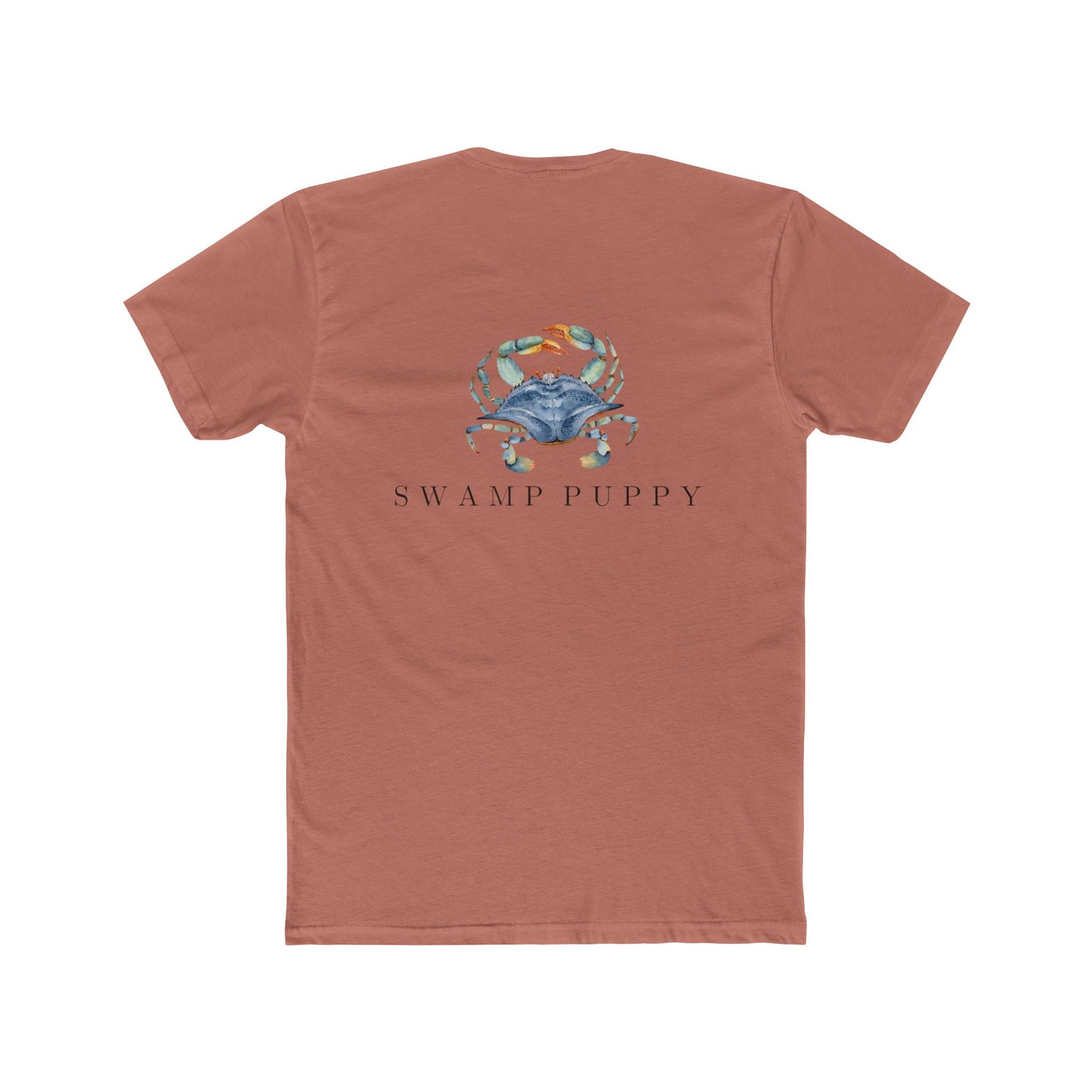 Swamp Puppy Crab Illustration Tee | Coastal Crab Graphic T-Shirt