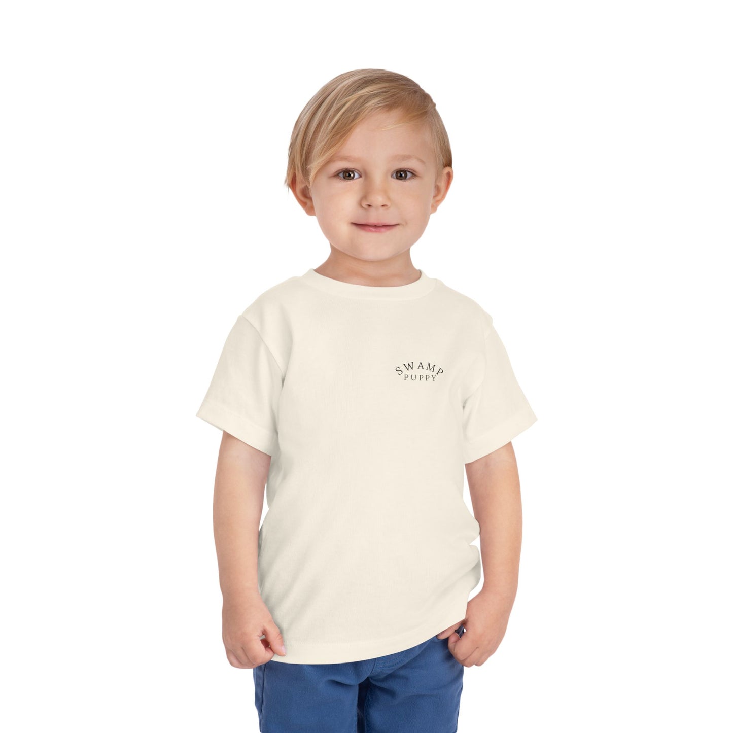 Toddler Tee — 'T-Boy' Swamp Puppy Graphic Kids Shirt