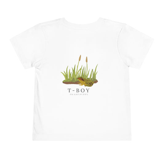 Toddler Tee — 'T-Boy' Swamp Puppy Graphic Kids Shirt