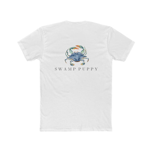 Swamp Puppy Crab Illustration Tee | Coastal Crab Graphic T-Shirt