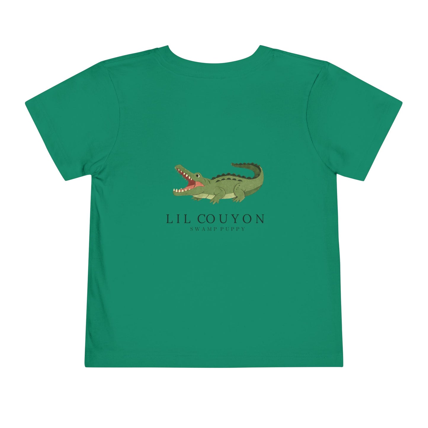 Lil Couyon Swamp Puppy Toddler Tee — Cute Alligator Graphic Shirt