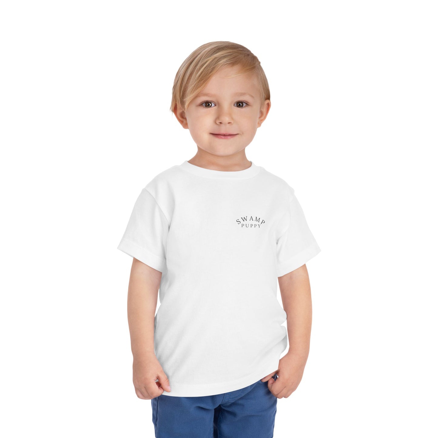 Toddler Tee — 'T-Boy' Swamp Puppy Graphic Kids Shirt